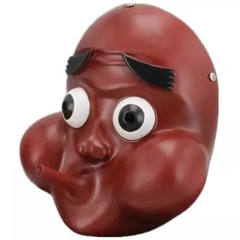 Стильная маска Камадо Тандзиро из «Истребителя демонов», идеально подходящая для костюмов на Хэллоуин и вечеринок