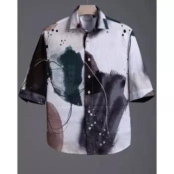 стильная мужская рубашка для коктейлей и вечеринок M