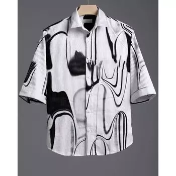 стильная мужская рубашка для коктейлей и вечеринок M