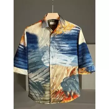 стильная мужская рубашка для коктейлей и вечеринок M