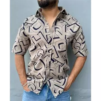 стильная мужская рубашка для коктейлей и вечеринок M