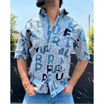 стильная мужская рубашка для коктейлей и вечеринок M