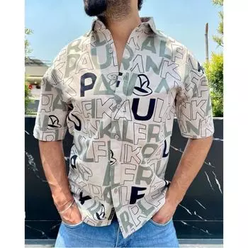 стильная мужская рубашка для коктейлей и вечеринок M