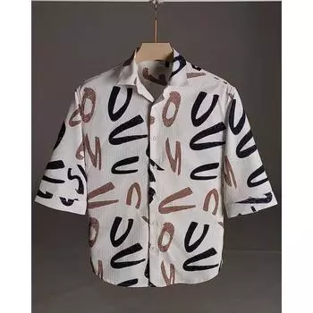 стильная мужская рубашка для коктейлей и вечеринок M