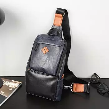 Стильная мужская сумка через плечо — уличная, для активного отдыха на плече и сумка-мессенджер 2025 года