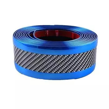 Стильная наклейка на отделку автомобиля, устойчивая к царапинам, глянцевая защита 5cm серебряный