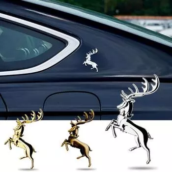 Стильная наклейка с эмблемой, гальваническая, съемная, декоративная A