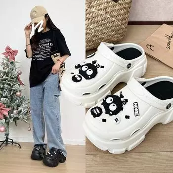 Стильная обувь, увеличивающая рост, женская летняя уличная нескользящая обувь из брикета «сделай сам», студенческая повседневная обувь