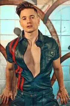 Стильная официальная повседневная рубашка из натуральной овчины ручной работы из черной кожи для мужчин XS чёрный