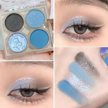 Стильная палитра теней, долговечные, широкое применение, тонкая текстура, матовые жемчужные блестящие тени для век, пигмент, поставка для девочек D