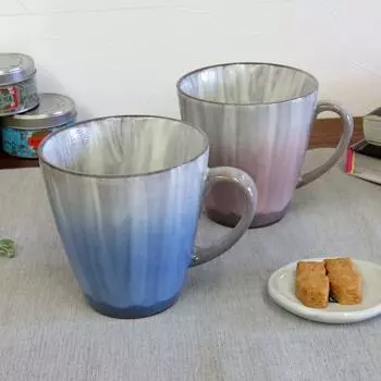 Стильная пара кружек Kutani Ware, глазурованная керамическая посуда, бренд из Японии