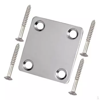 Стильная пластина грифа для замены бас-гитары ST Electric серебряный