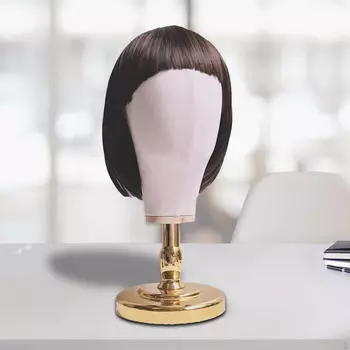 Стильная подставка для париков и аксессуаров silvery base