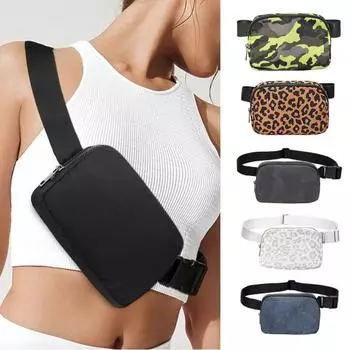 Стильная поясная сумка с водонепроницаемым хранилищем