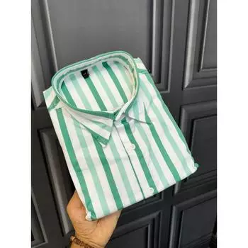 стильная праздничная одежда и повседневная хлопковая рубашка для мужчин M