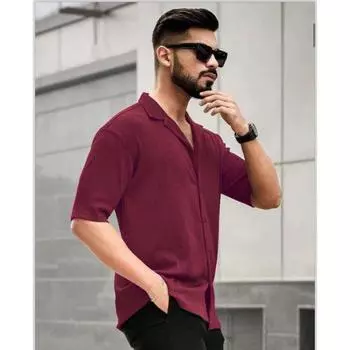 стильная праздничная одежда и повседневная рубашка для мужчин M