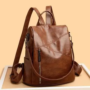 Стильная простая сумка для поездок на работу, многофункциональная сумка, легкий дорожный рюкзак класса люкс для одного человека чёрный