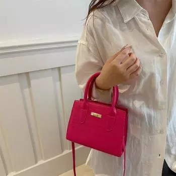 Стильная ретро-текстура красивая сумка-мессенджер простая новая популярная портативная женская сумка повседневная индивидуальная сумка через плечо чёрный