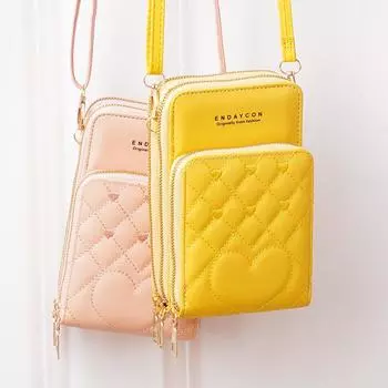 Стильная сумка через плечо с несколькими карманами 2024 года: Большая вместимость, простой дизайн для женщин розовый