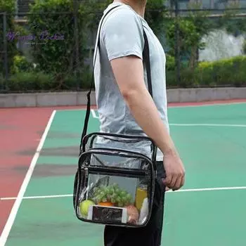 Стильная сумка для хранения на прозрачной гладкой молнии