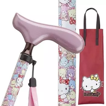 Стильная трость Kitty для сумки Hello Kitty и стильные инструкции по использованию трости в комплекте для женщин, легкая, розовая, набор, складная,