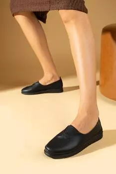 Стильная удобная женская повседневная обувь из натуральной кожи с внутренней подкладкой 43-5501-23