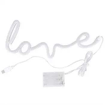 Стильная уникальная английская буква в форме светодиодного светильника настенное украшение для свадебной домашней вечеринки