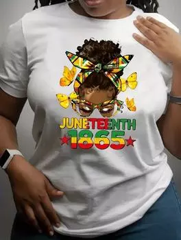 Стильная женская белая футболка с множеством уникальных узоров, круглым вырезом, короткими рукавами S