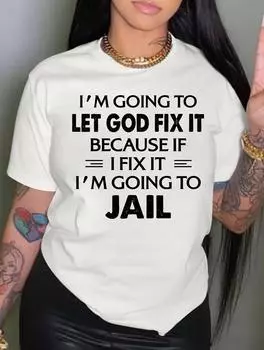 Стильная женская белая хлопковая футболка с 6 уникальными узорами, круглым вырезом, короткими рукавами S