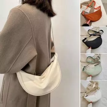 Стильная женская нагрудная сумка, износостойкая женская портативная сумка для хранения на одно плечо чёрный