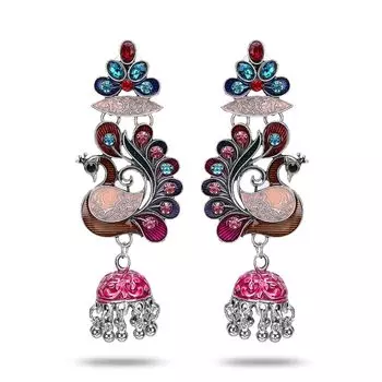 стильная женская серьга, ДРУЖЕСТВЕННАЯ ДЛЯ КОЖИ - без никеля и свинца в соответствии с международными стандартами. Антиаллергенный и безопасный для кожи.