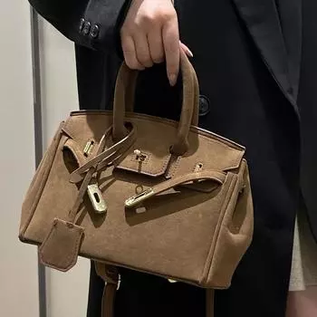 Стильная женская сумка через плечо из искусственной кожи в стиле ретро с большой вместимостью для повседневного использования чёрный