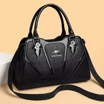 Стильная женская сумка через плечо, текстура, стильная сумка через плечо, сумка через плечо чёрный