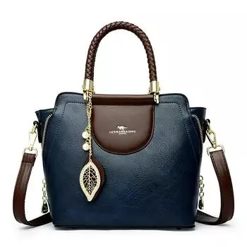 Стильная женская сумочка, городская простота, отправьте маме вместительную сумку через плечо чёрный