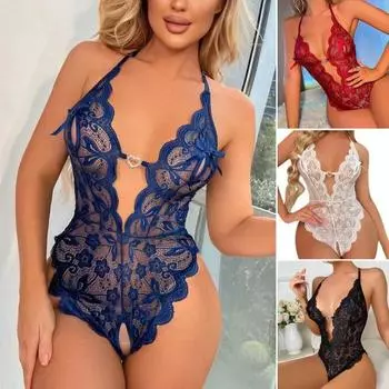 Стильное боди, нижнее белье, глубокая шея, приталенная домашняя одежда V XL