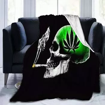 Стильное и простое фланелевое одеяло, утолщенное цифровое печатное подарочное одеяло 80*100