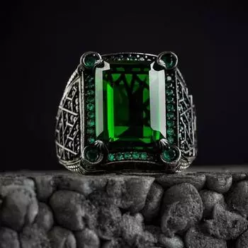 Стильное кольцо с цирконом и индивидуальностью 6