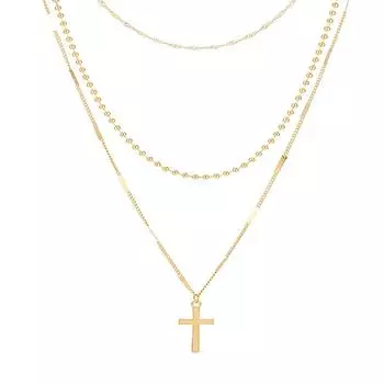 Стильное ожерелье-подвеска из сплава в трендовом золотом и серебряном цвете для модных женщин золотой