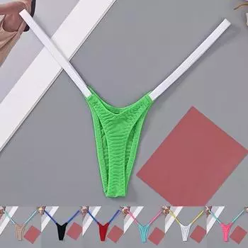 Стильное женское нижнее белье TBack с тонкими бретелями и заниженной талией