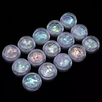 Стильные блестки украшения различной формы маникюр украшения для ногтей 16