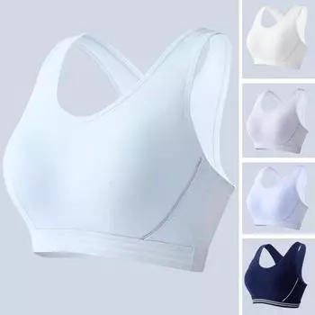 Стильные бюстгальтеры с мягкой подкладкой и широкими бретелями для поддержки груди XL темно-синий