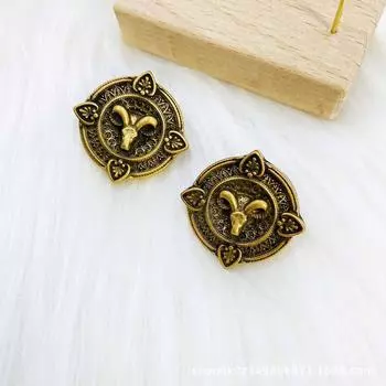 Бренд Mihmily - модные ретро серьги с головой овцы