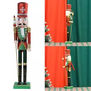 Стильные фестивальные Щелкунчики, солдаты, прочные деревянные рождественские фигурки для украшения дома на праздники, аксессуары для дома