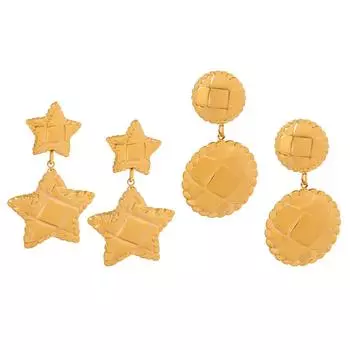 Стильные и простые круглые геометрические полосатые серьги креативный дизайн титановая сталь покрытая 18-каратным золотом серьги-гвоздики не выцветают