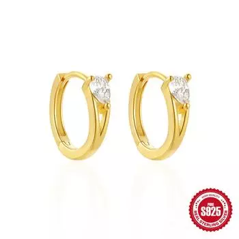 Стильные и простые серьги из стерлингового серебра S925 в виде восьмерки, капли воды, цветка, классические серьги-пусеты, серьги-кольца 925 Silver