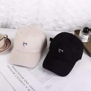 Стильные кепки в стиле хип-хоп Бейсбольные кепки Love Girl Snapback Кепка для пары Кепка с вышивкой в виде сердца Бейсбольные кепки Шляпа от солнца