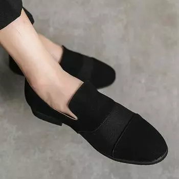 Стильные легкие мокасины мужские 2024 новые повседневные кожаные туфли мужские дышащие мужские туфли без застежек мужские удобные туфли для вождения 38 бежевый