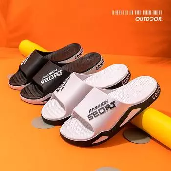 Стильные летние сандалии на толстой нескользящей подошве для использования на улице и в помещении 40-41 зелёный