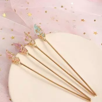 Стильные металлические аксессуары Hanfu Винтажные палочки для волос Металлические шпильки Аксессуары для волос Палочка для волос белый