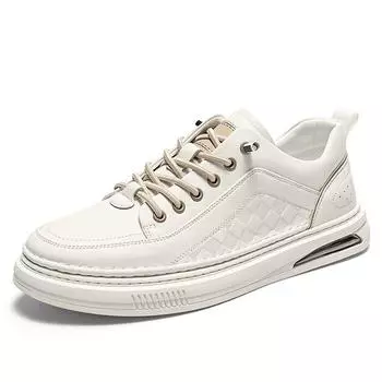 Стильные мужские кроссовки, новые повседневные туфли для мужчин, легкие мужские туфли для скейтбординга, модные мужские кожаные школьные туфли для отдыха и прогулок 38